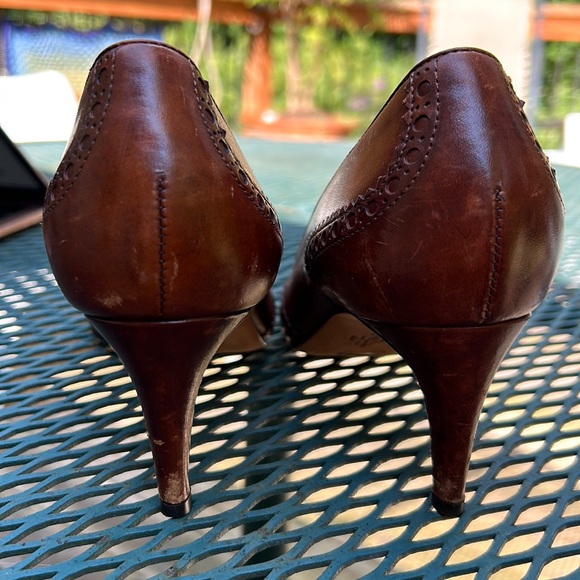 Cole Haan size 7 brown brogues with Nike Air - Picture 4 of 8